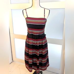 Belted Fit and Flare Dress